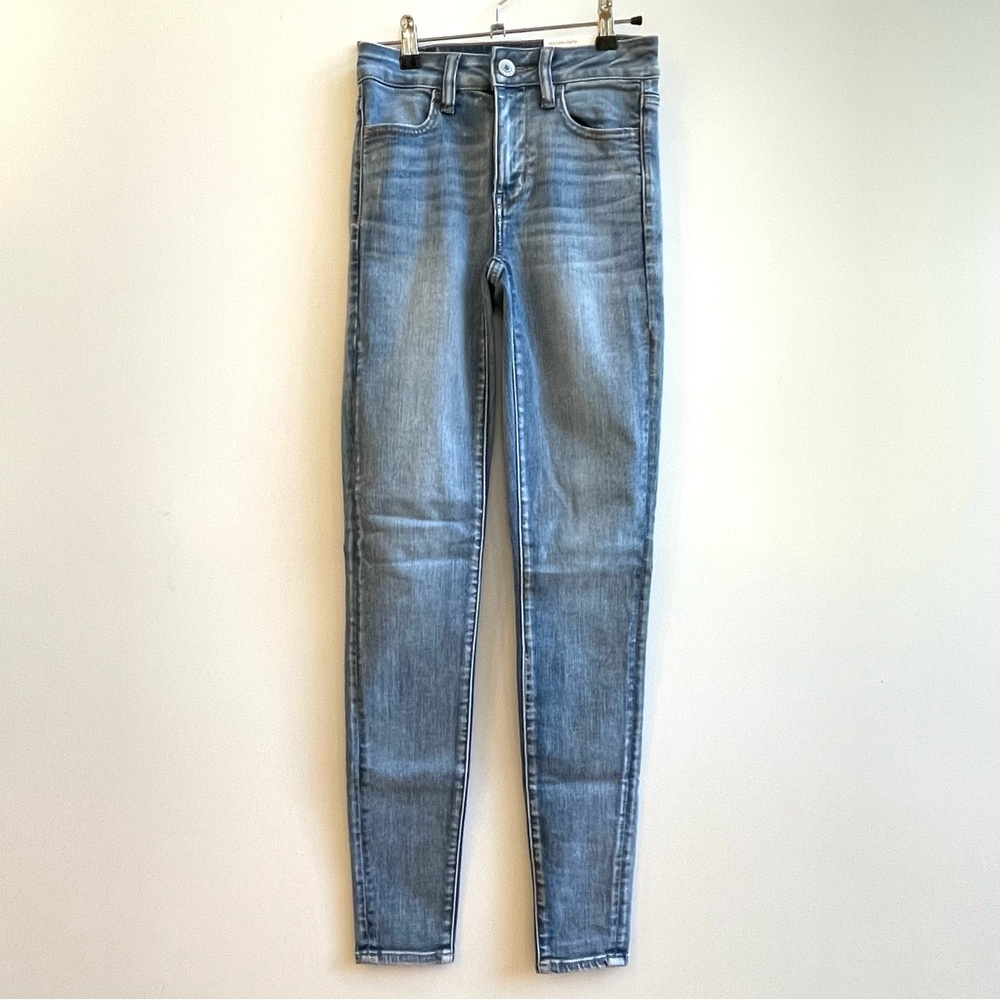 NWT American Eagle Hi-Rise Jeggings 26W Size 2 Long Inseam in Next Level Stretch